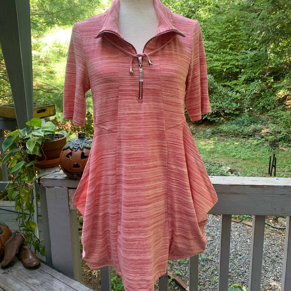 PURE Popover Zip Front Tunic